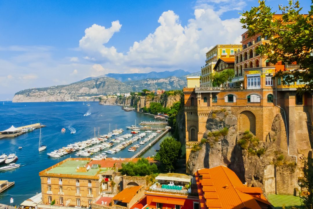 La marina a Sorrento